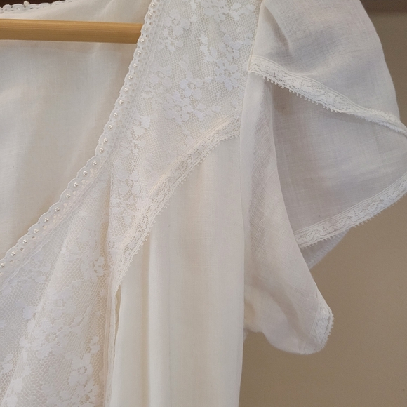 Gunne Sax Off White Maxi Dress - Picture 13 of 17